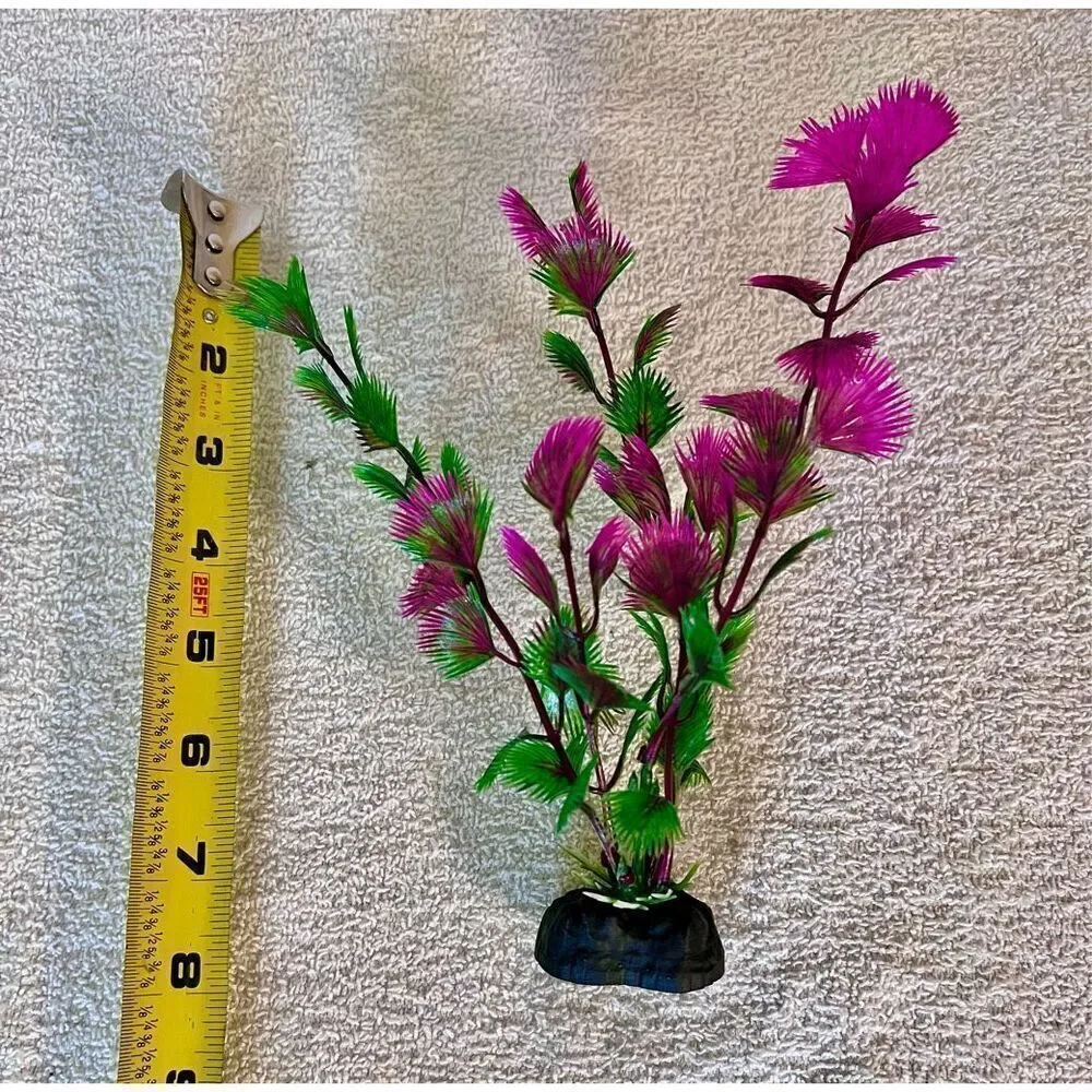 Purple Artificial Underwater Plant Aquarium Plant Fish Tank Landscape Decor